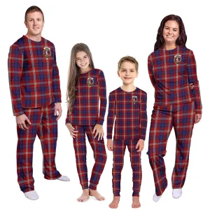 Ainslie Tartan Pajamas Family Set with Family Crest