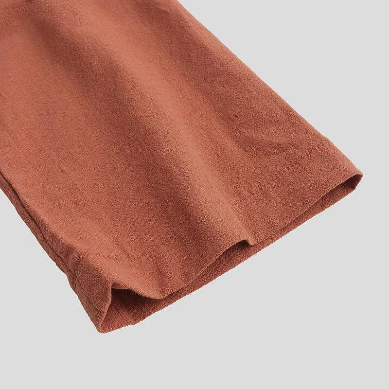 Arabic Jubba Solid Pockets Robes
