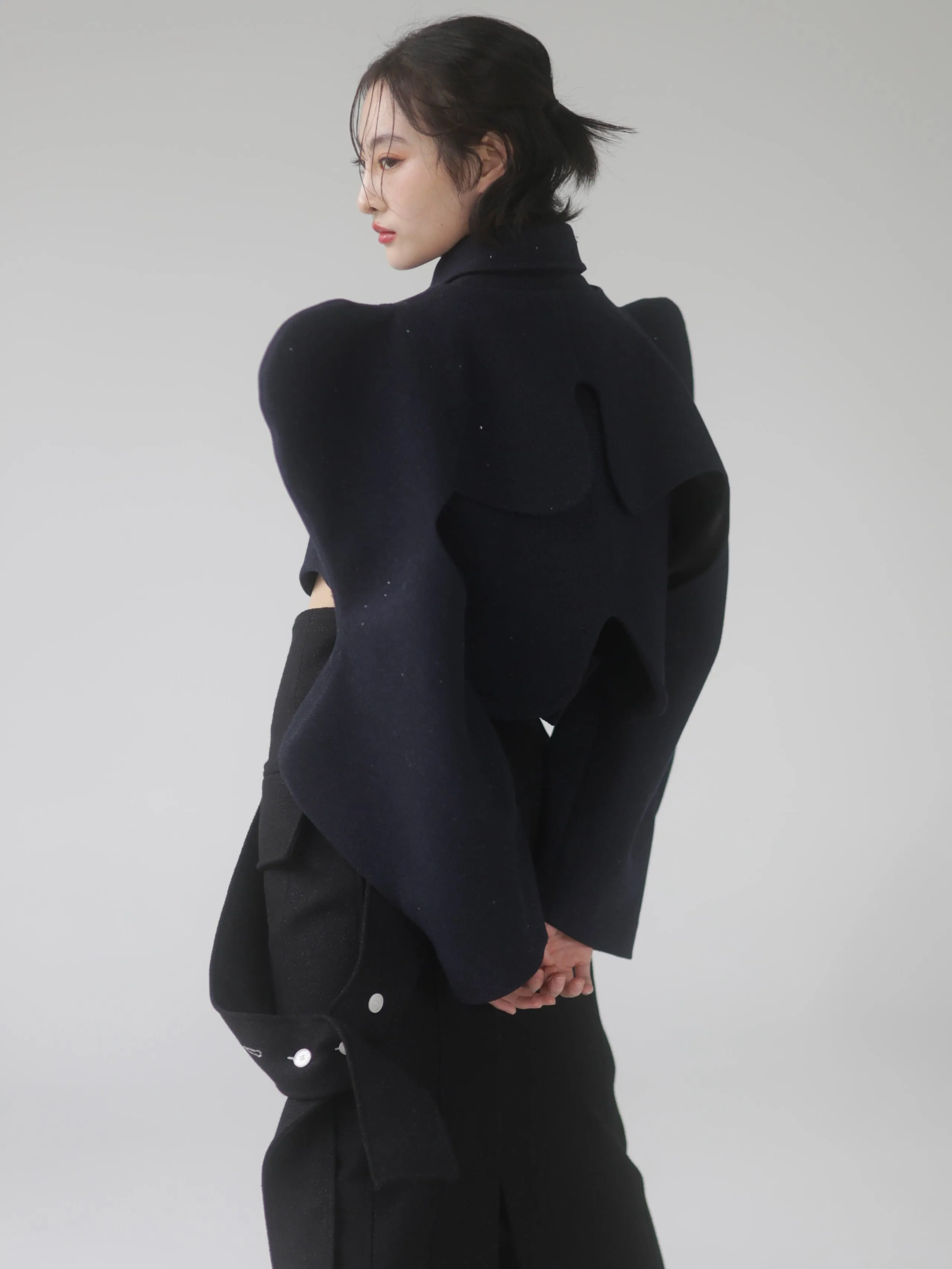 Arc Hollow Woolen Coat