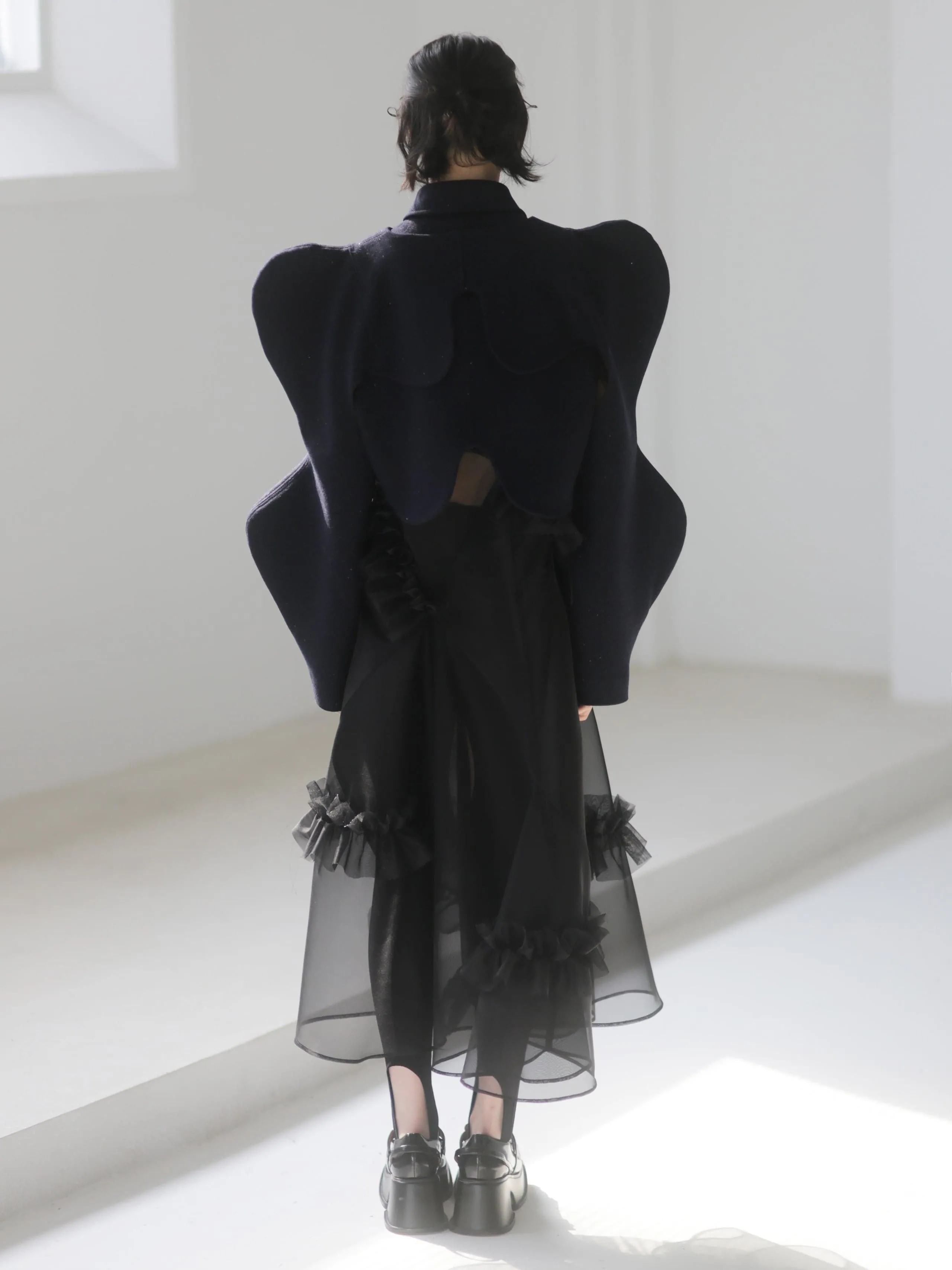 Arc Hollow Woolen Coat