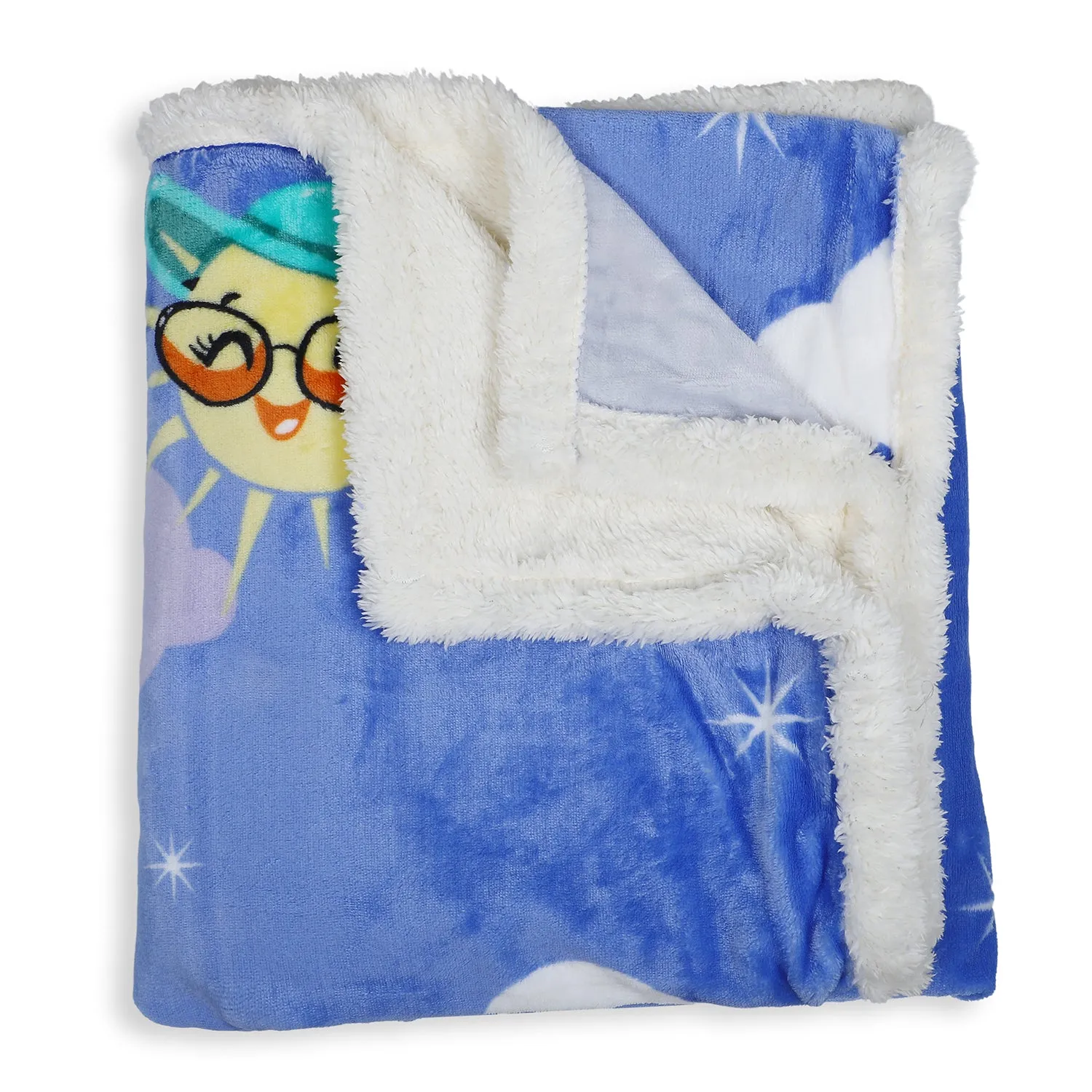 Baby Moo Tall As A Giraffe Super Soft All Season Reversible Blanket - Purple