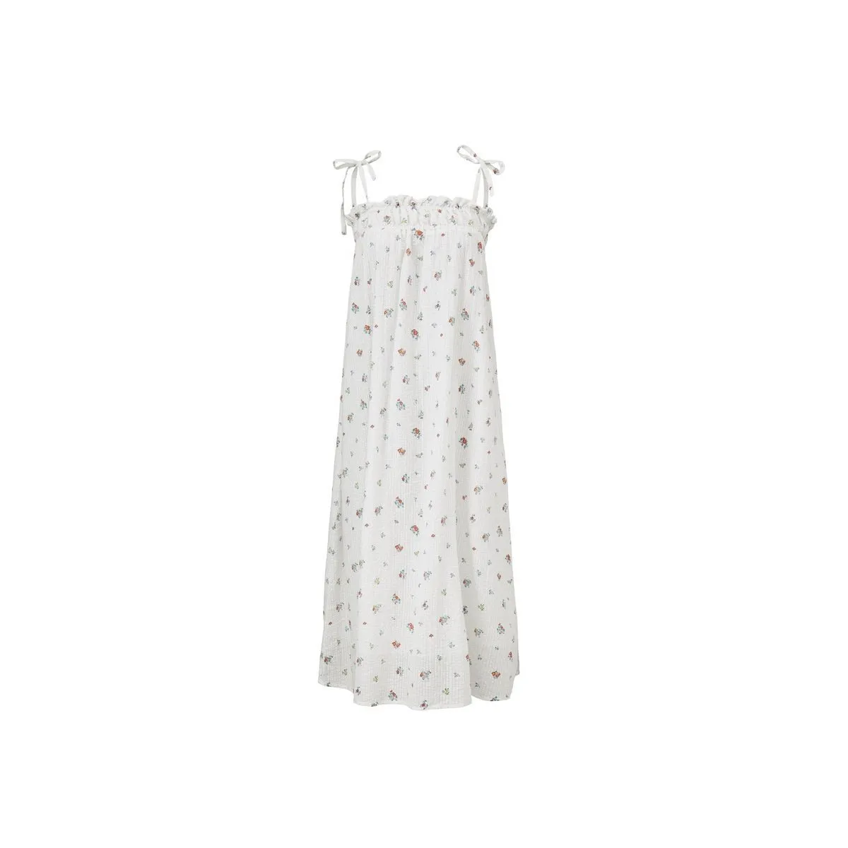 Beck Sondergaard - Robe À Bretelles Enrica - Blanc