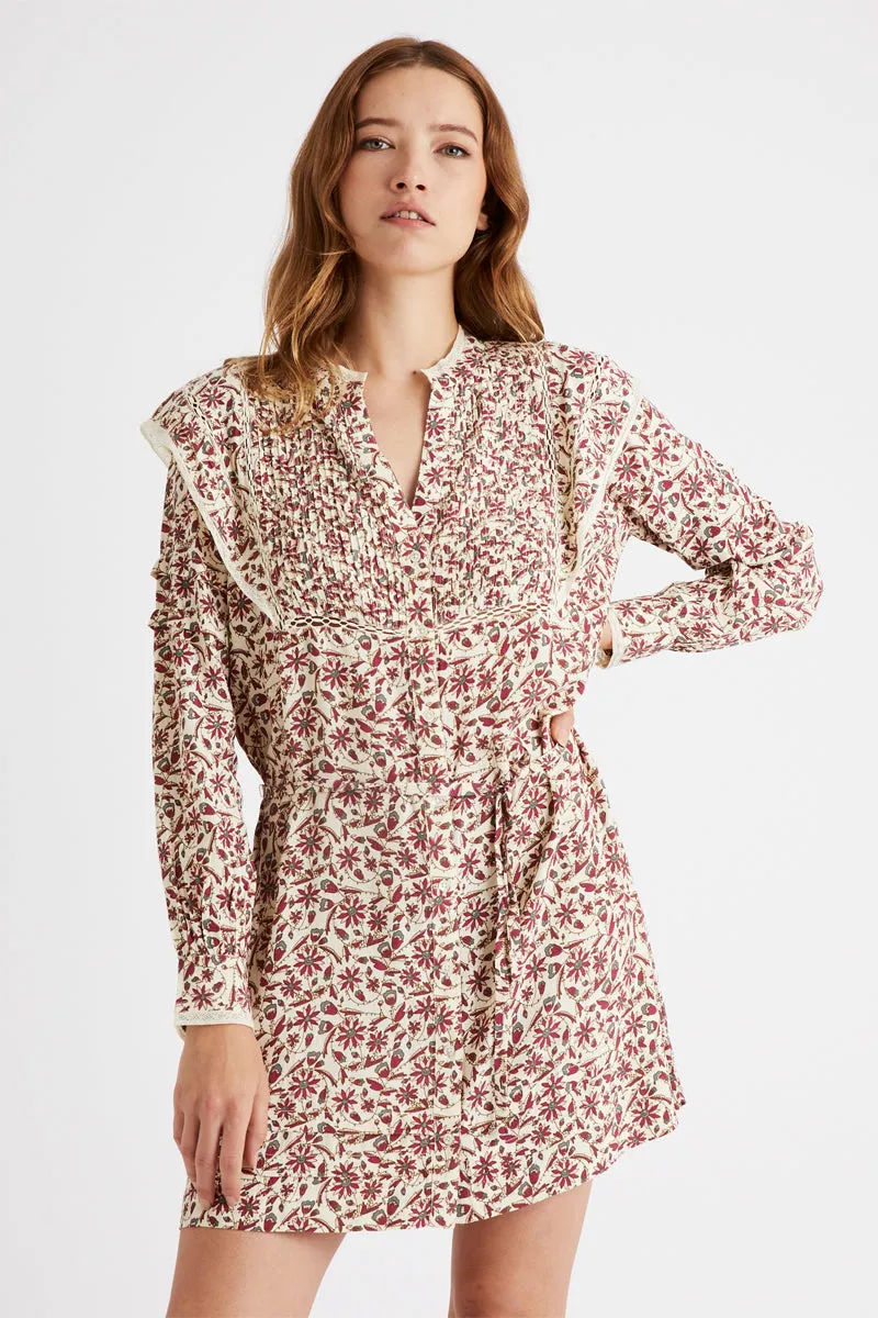 Berenice - Robe Chemise Écru