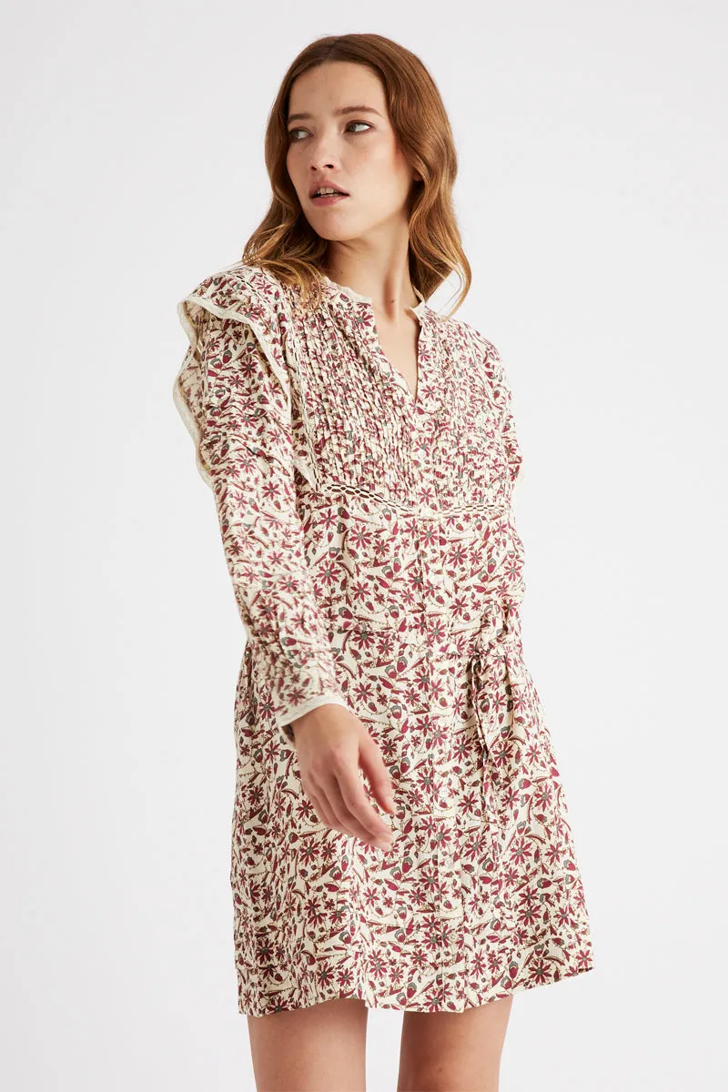 Berenice - Robe Chemise Écru