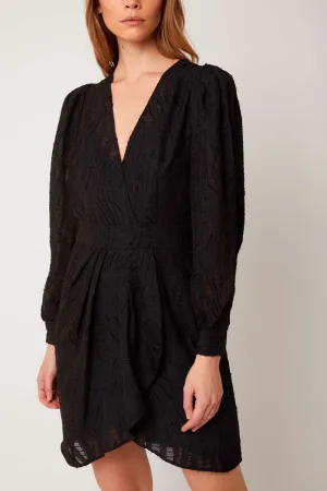Berenice - Robe Portefeuille Noir