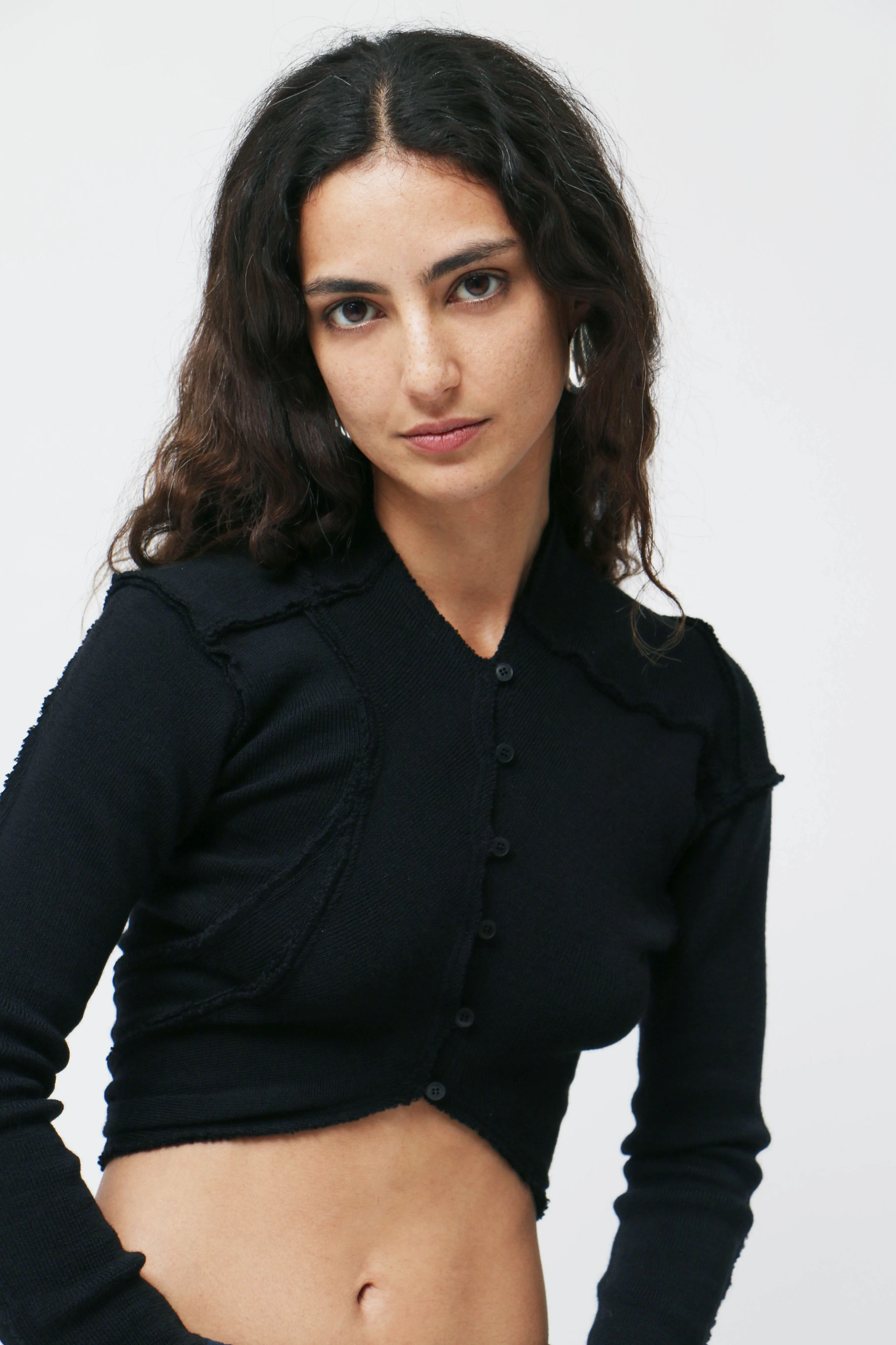 Black Knit Bolero
