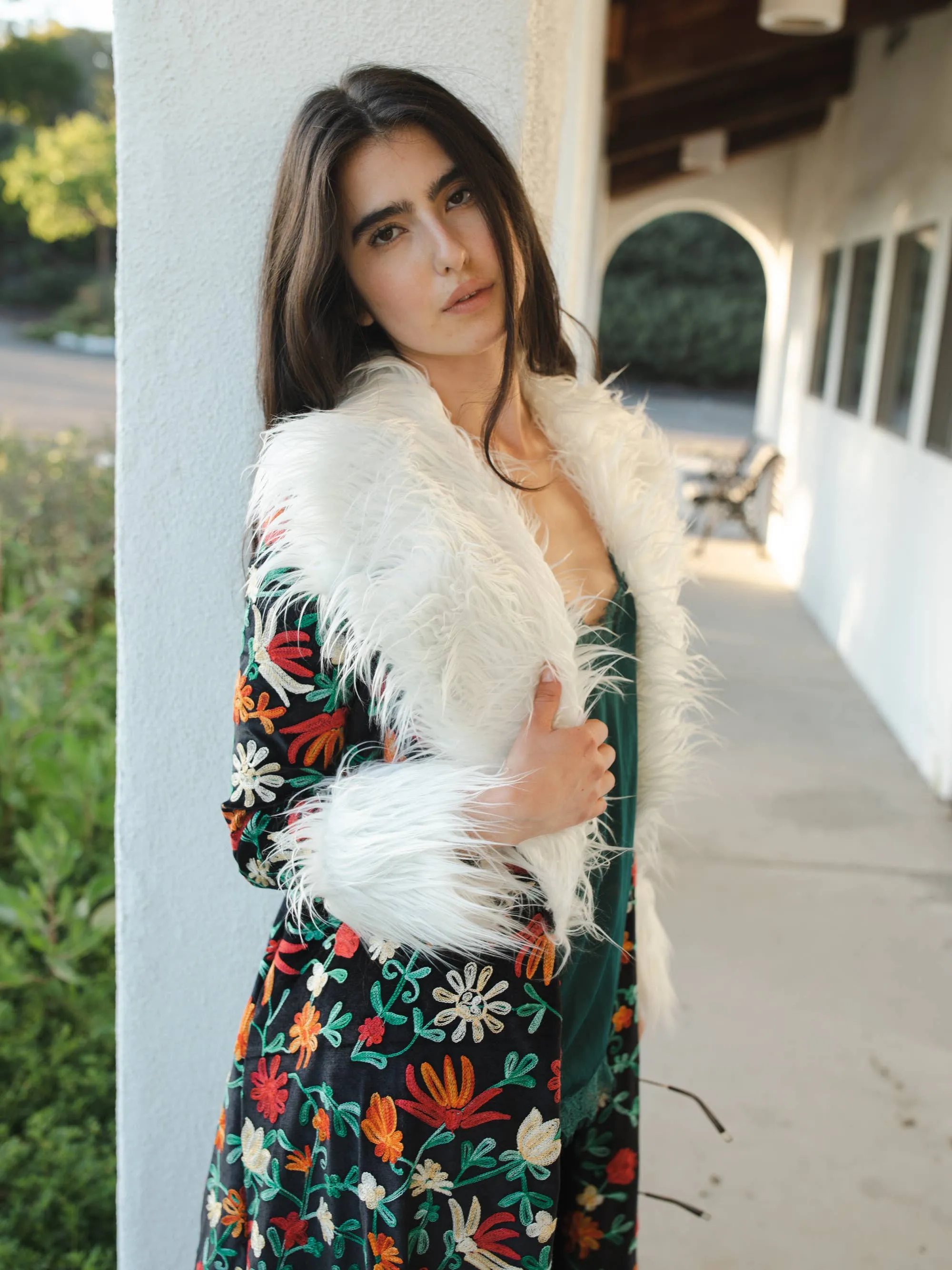 Botanical Bohemian Coat