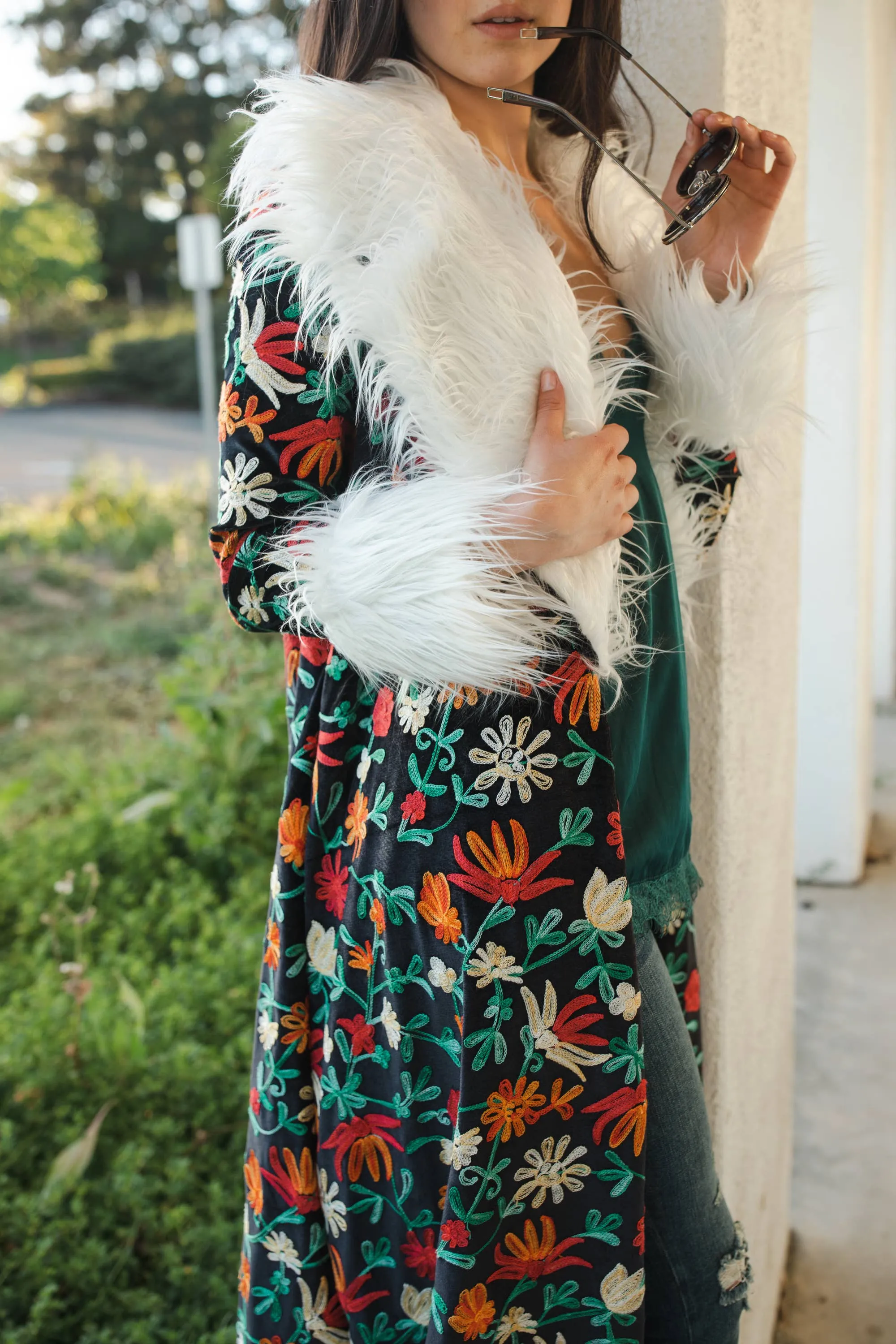 Botanical Bohemian Coat