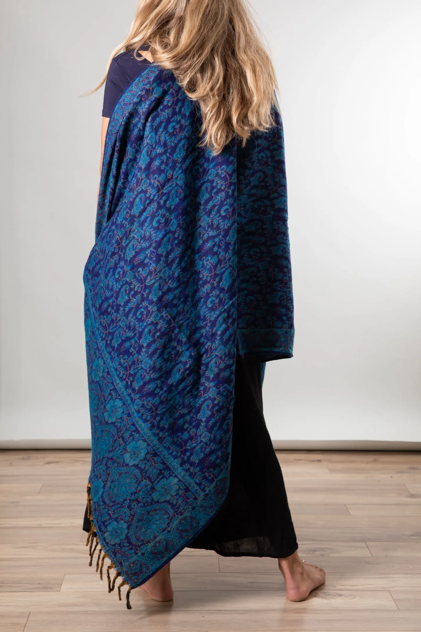 Buta Paisley Blanket Shawl