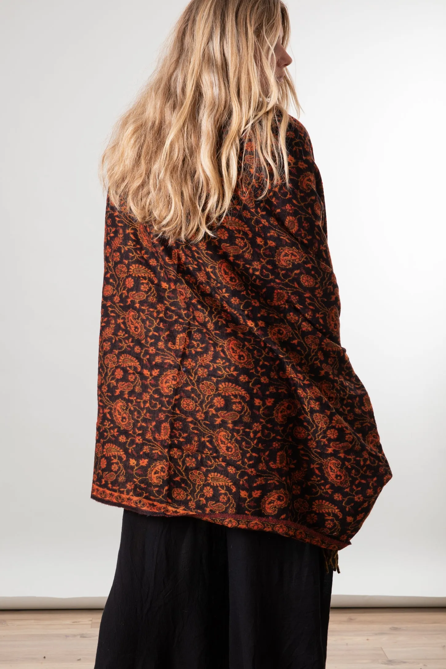 Buta Paisley Blanket Shawl