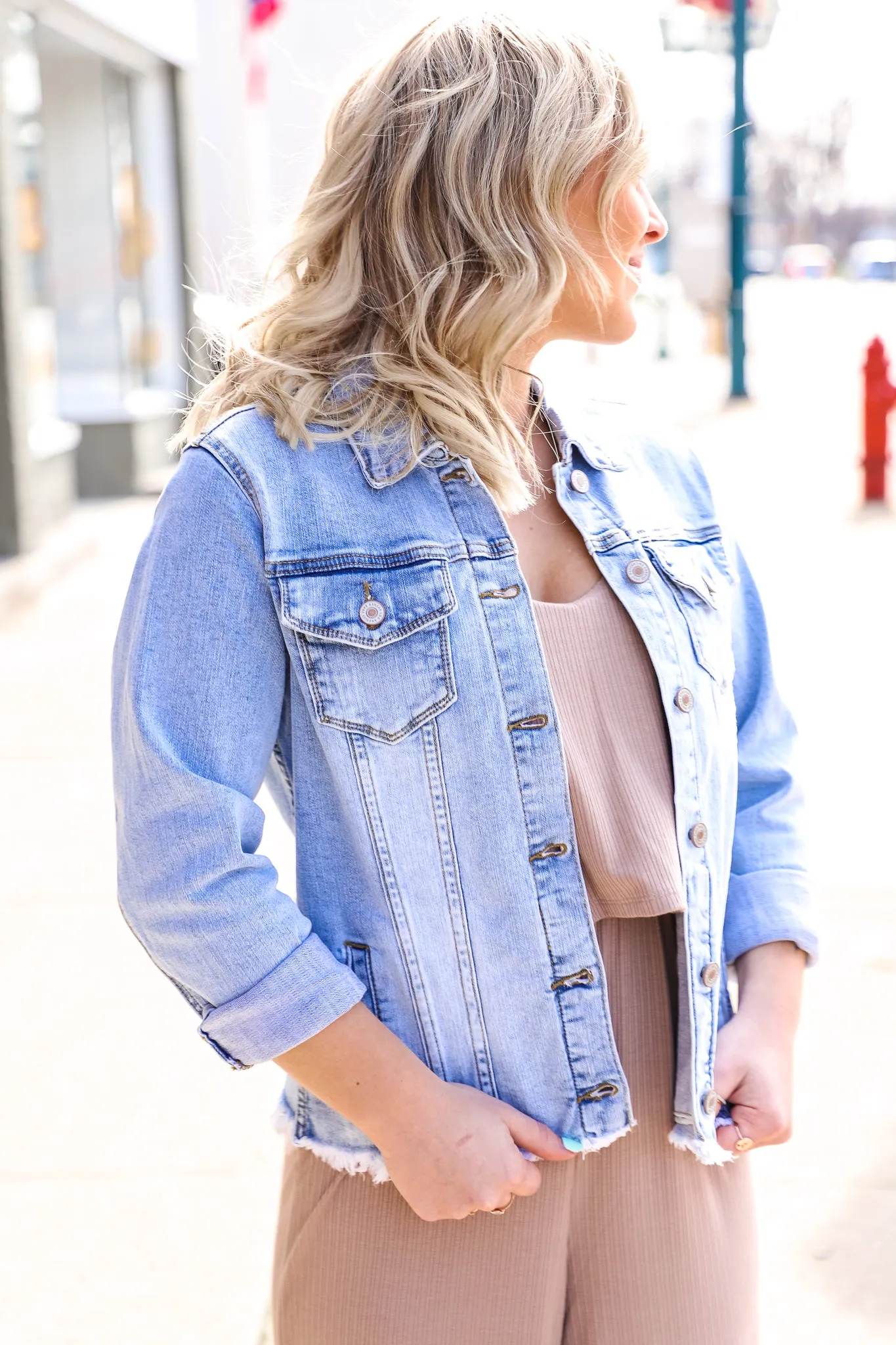 Chelsea KanCan Jean Jacket