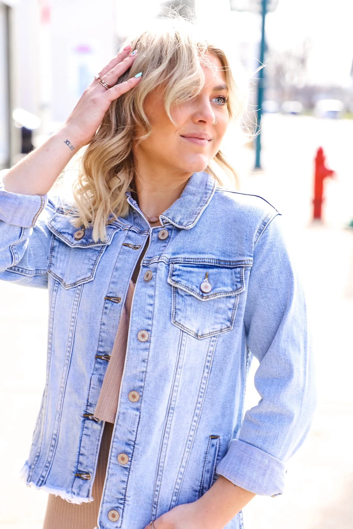 Chelsea KanCan Jean Jacket
