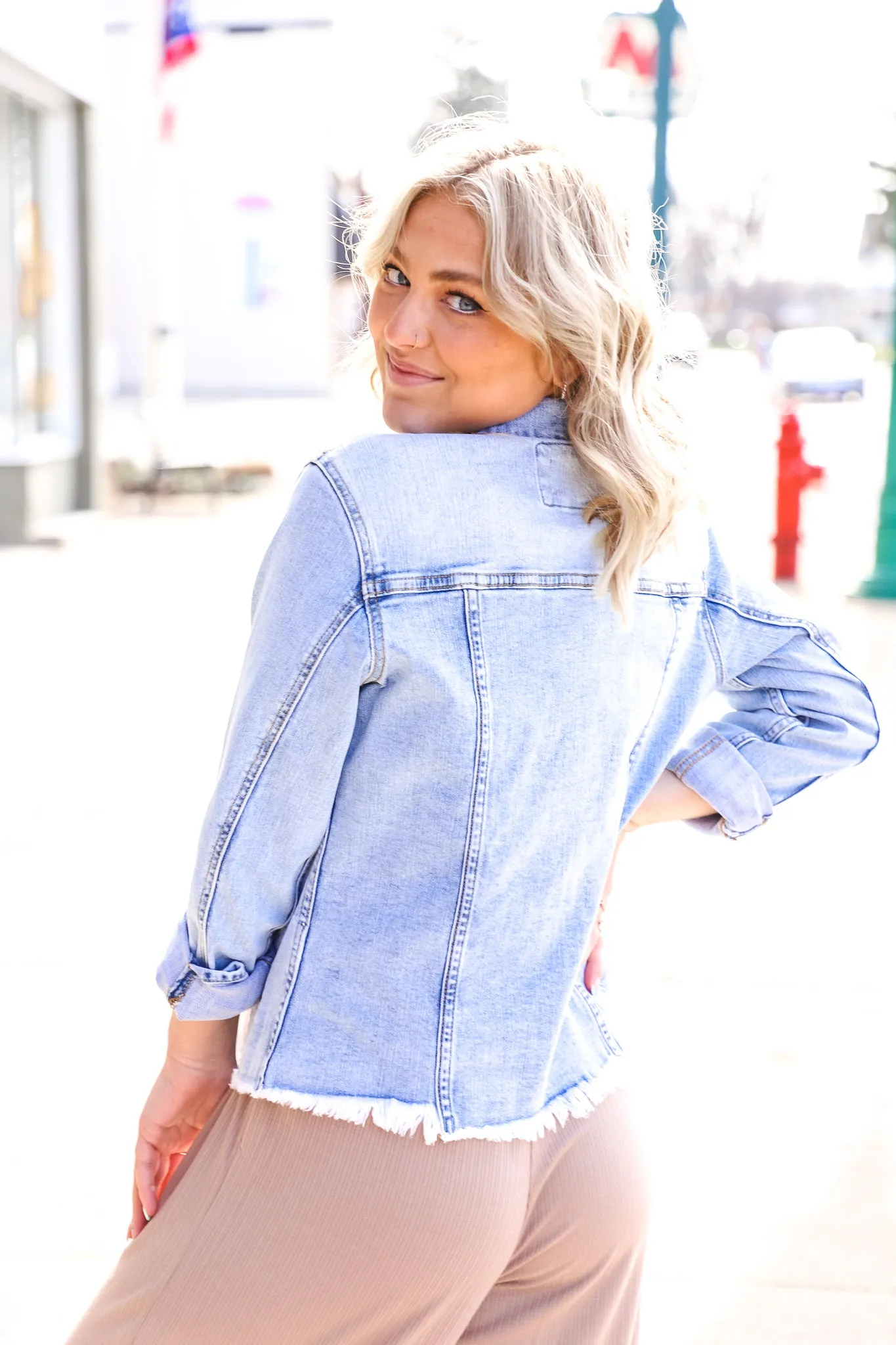 Chelsea KanCan Jean Jacket
