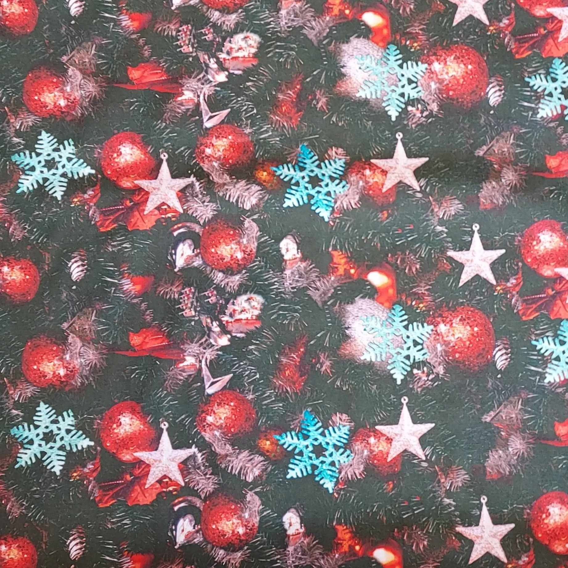 Christmas Decorations Cotton Fabric