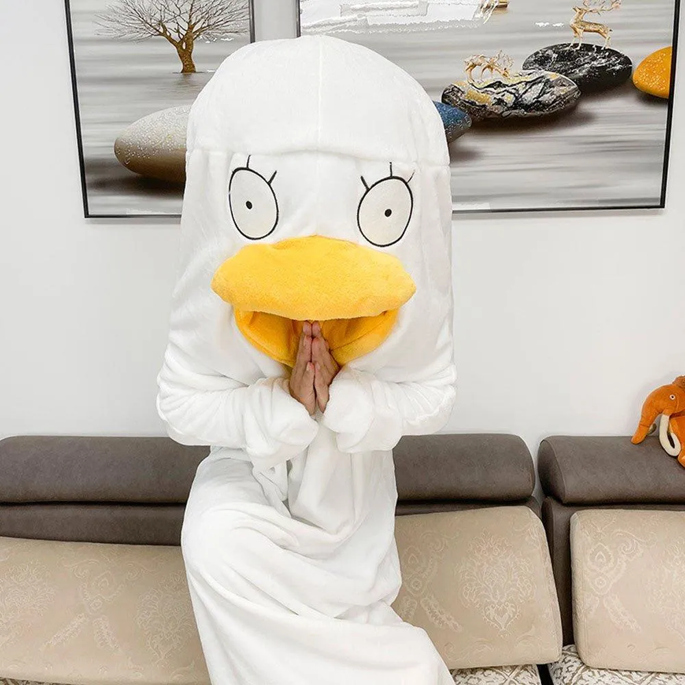 Christmas Pajamas Gintama Elizabeth Duck Blanket Unisex One-piece Bathrobe Nightgown