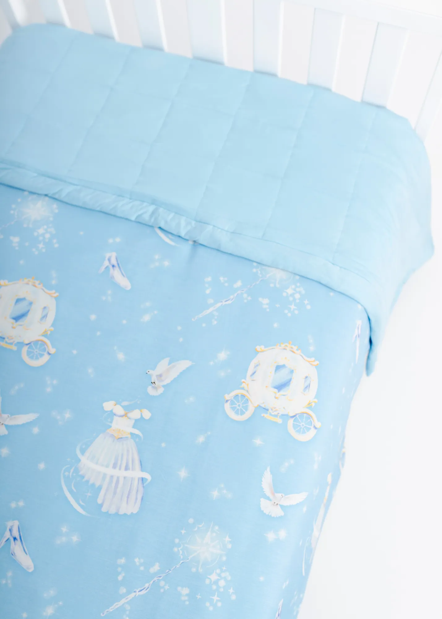 Cinderella Large Quilted Bamboo Blanket