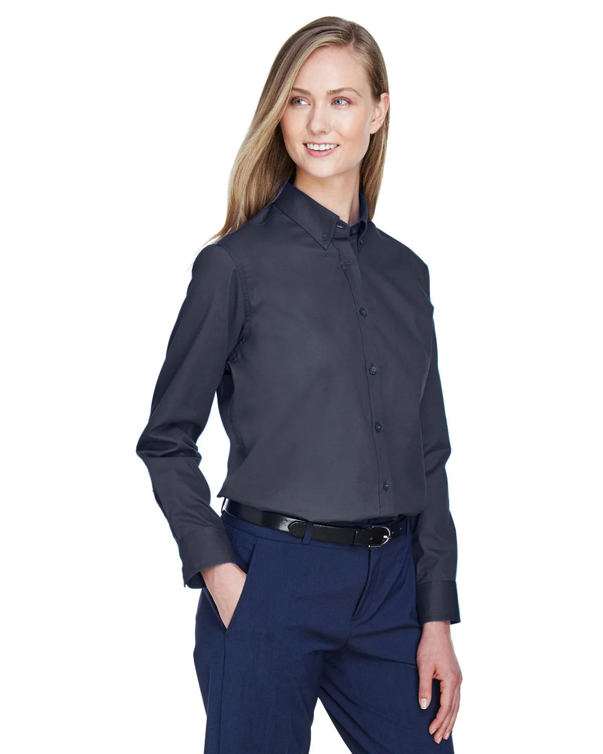 CORE365 Ladies' Operate Long-Sleeve Twill Shirt