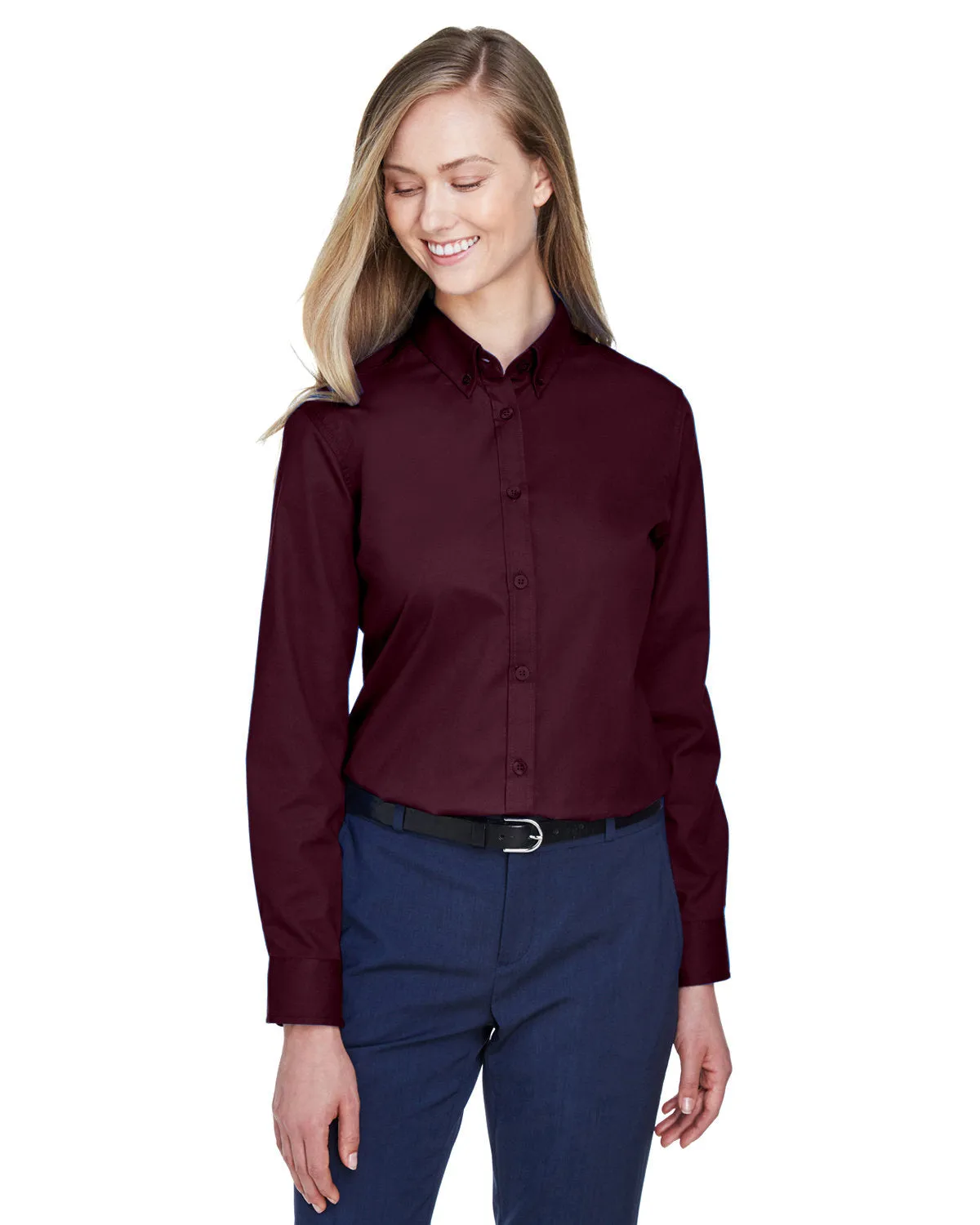 CORE365 Ladies' Operate Long-Sleeve Twill Shirt