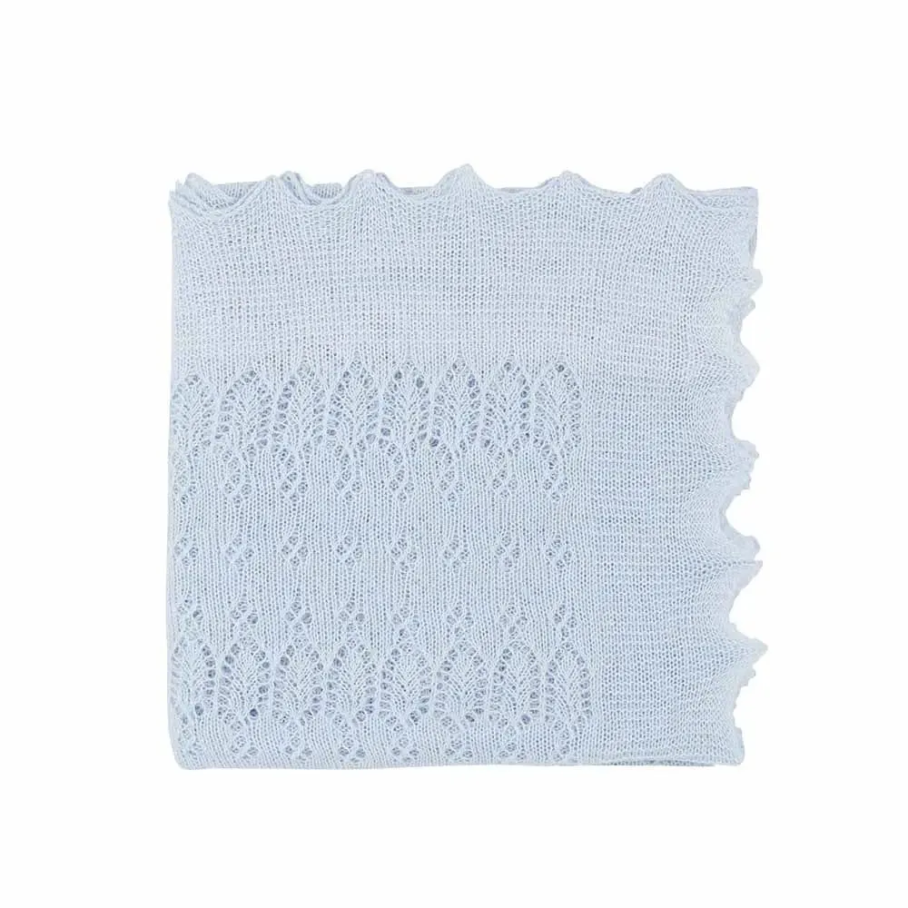Cotton shawl blue