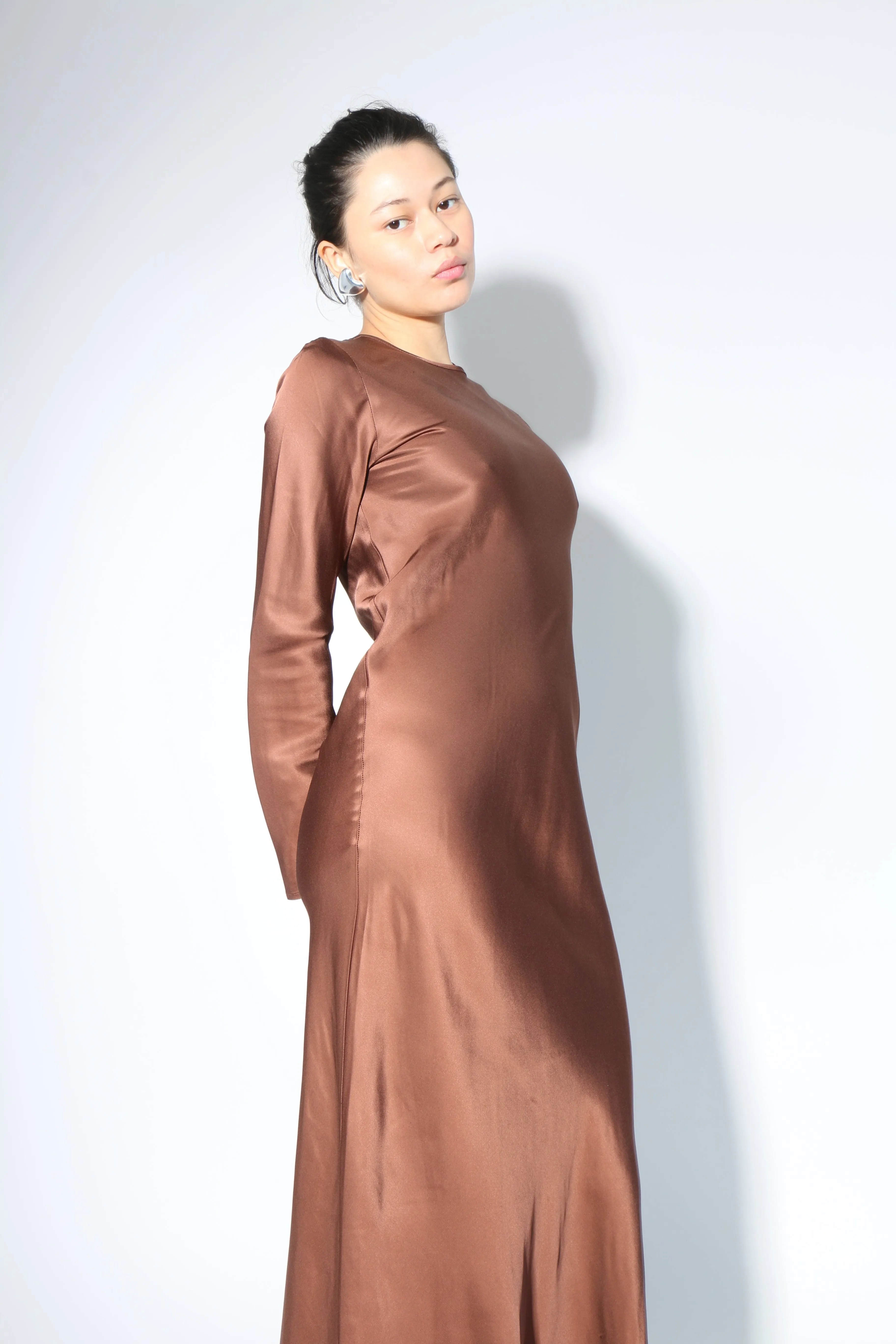 Dark Brown Dydine Dress