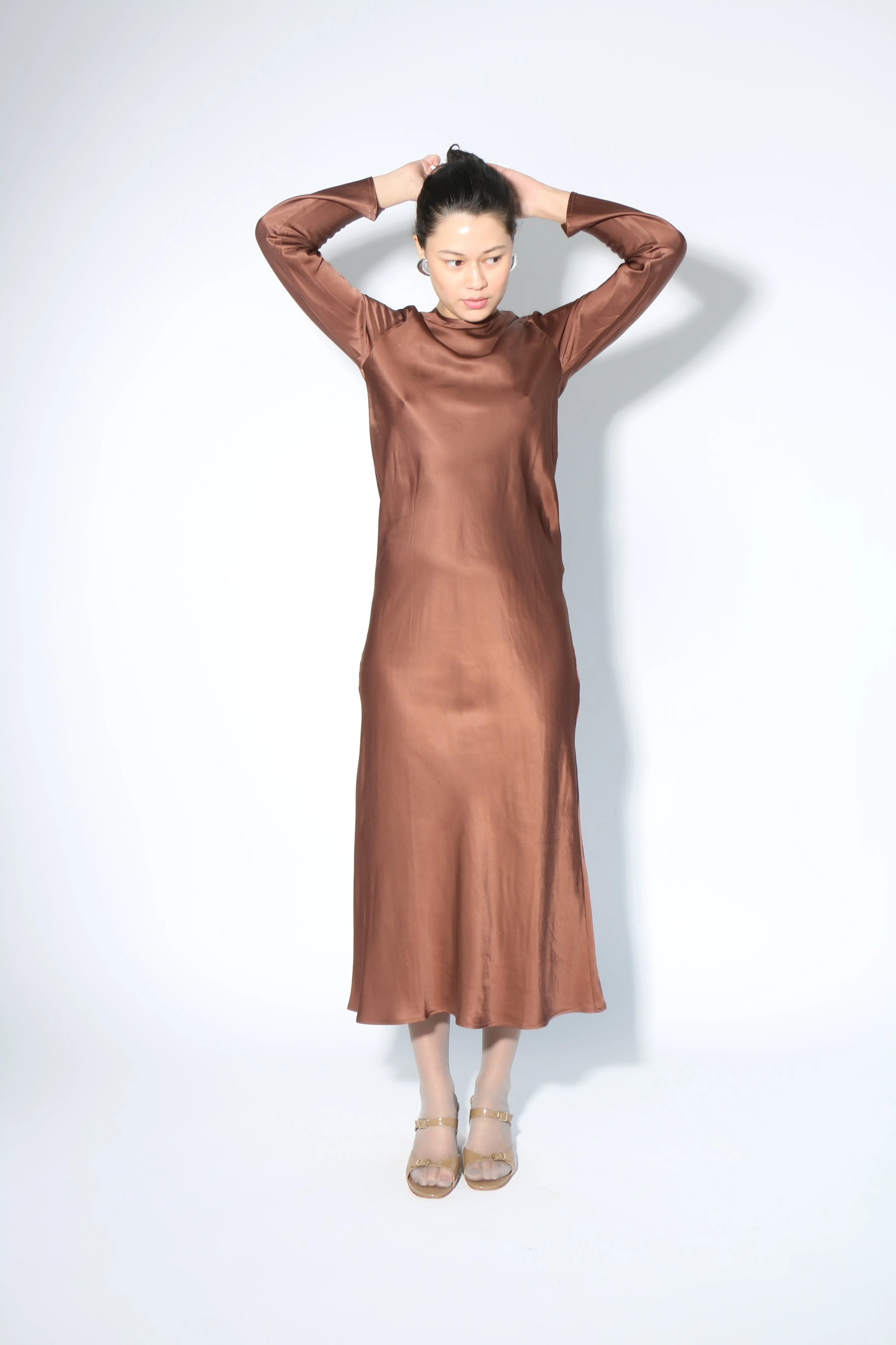 Dark Brown Dydine Dress