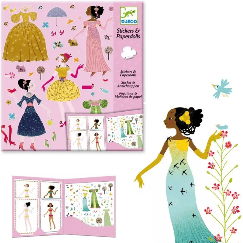 djeco stickers robes des 4 saisons 4 