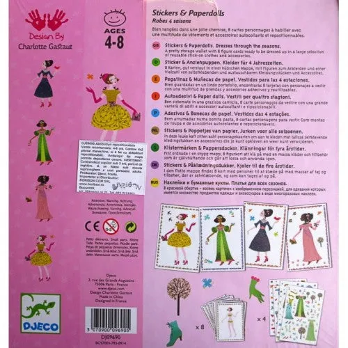 djeco stickers robes des 4 saisons 4 