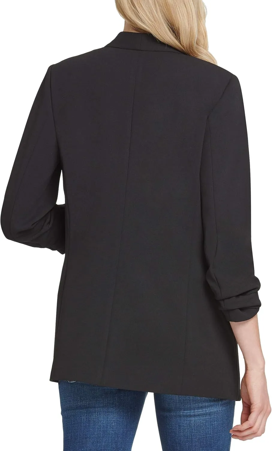 DKNY Women's Foundation Long Sleeve Shawl Collar Jacket