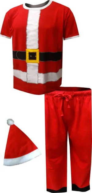 Dress Like Santa Claus Pajama Set with Hat