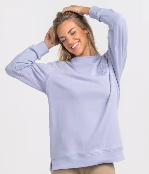 Enjoy The Good Life Sweatshirt - Sweet Lavender