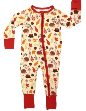 Fall Woodland Whimsy Convertible Pajamas
