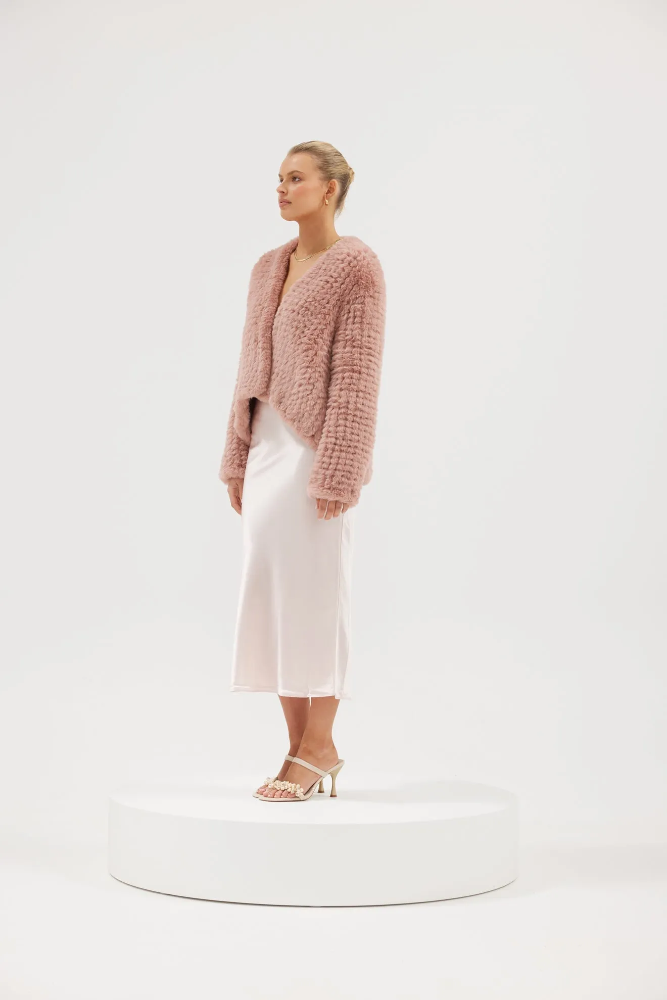 Faux Emma Jacket - Mauve