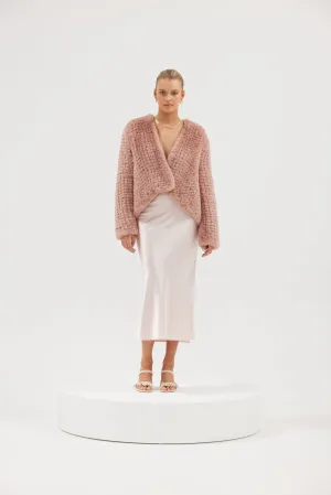 Faux Emma Jacket - Mauve