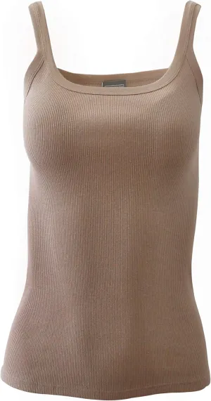 free spirit Basic Cotton Premium Quality 100% Cotton Women's Tank Top. Proudly Made in Italy.