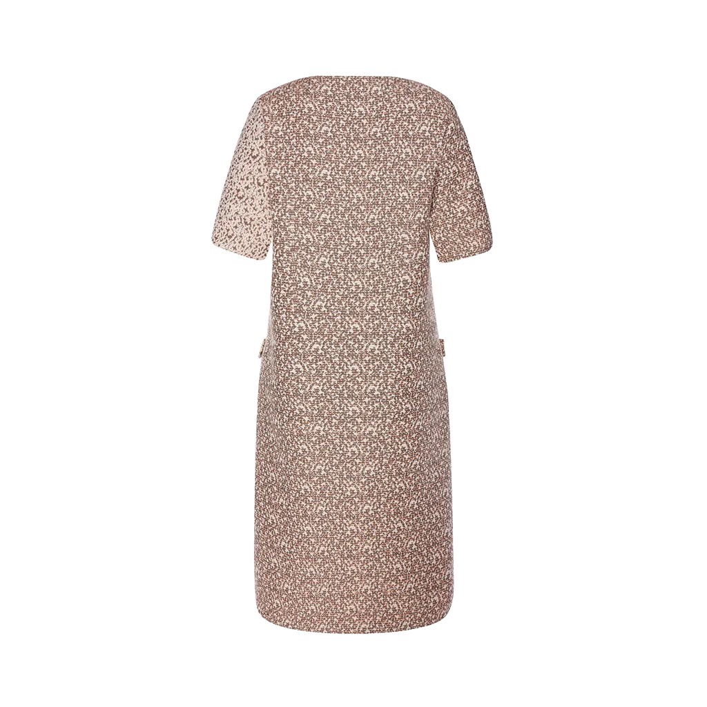 French Tweed Biker Dress