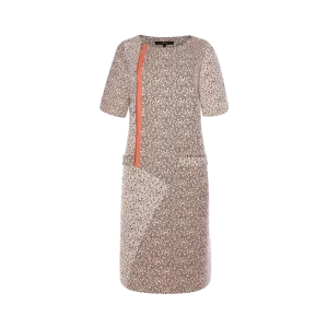 French Tweed Biker Dress