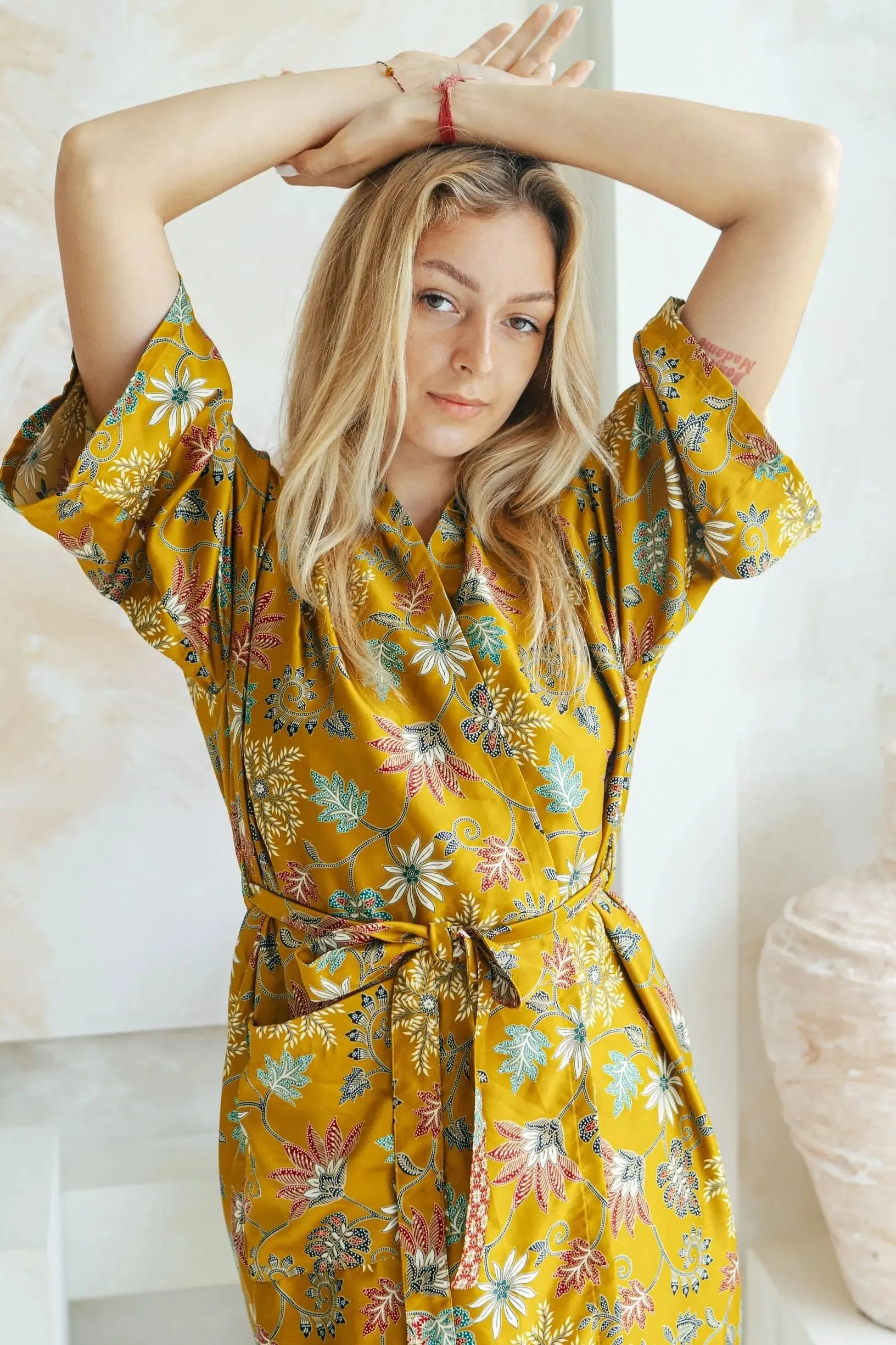 Gold Kimono Robe