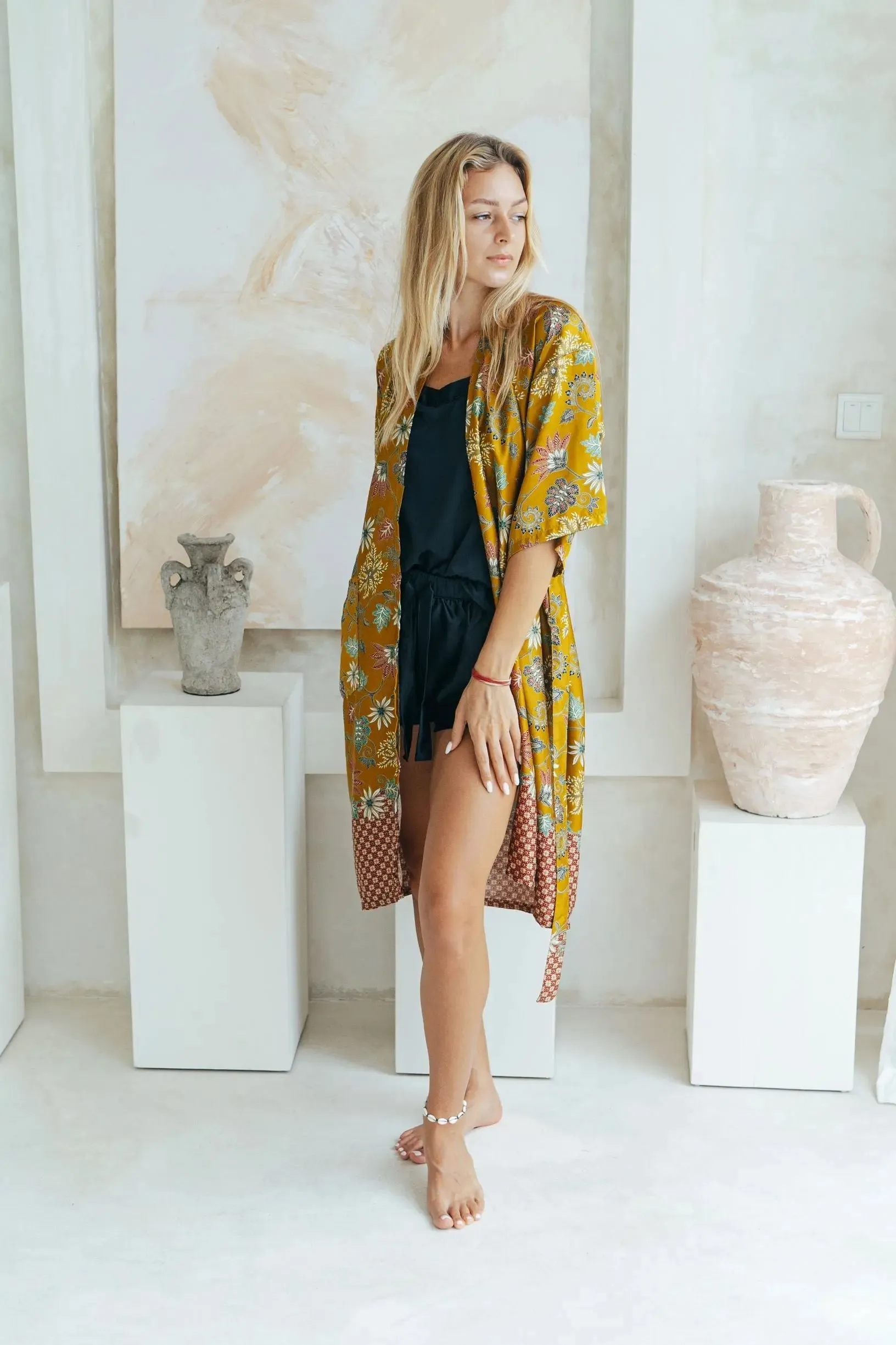 Gold Kimono Robe
