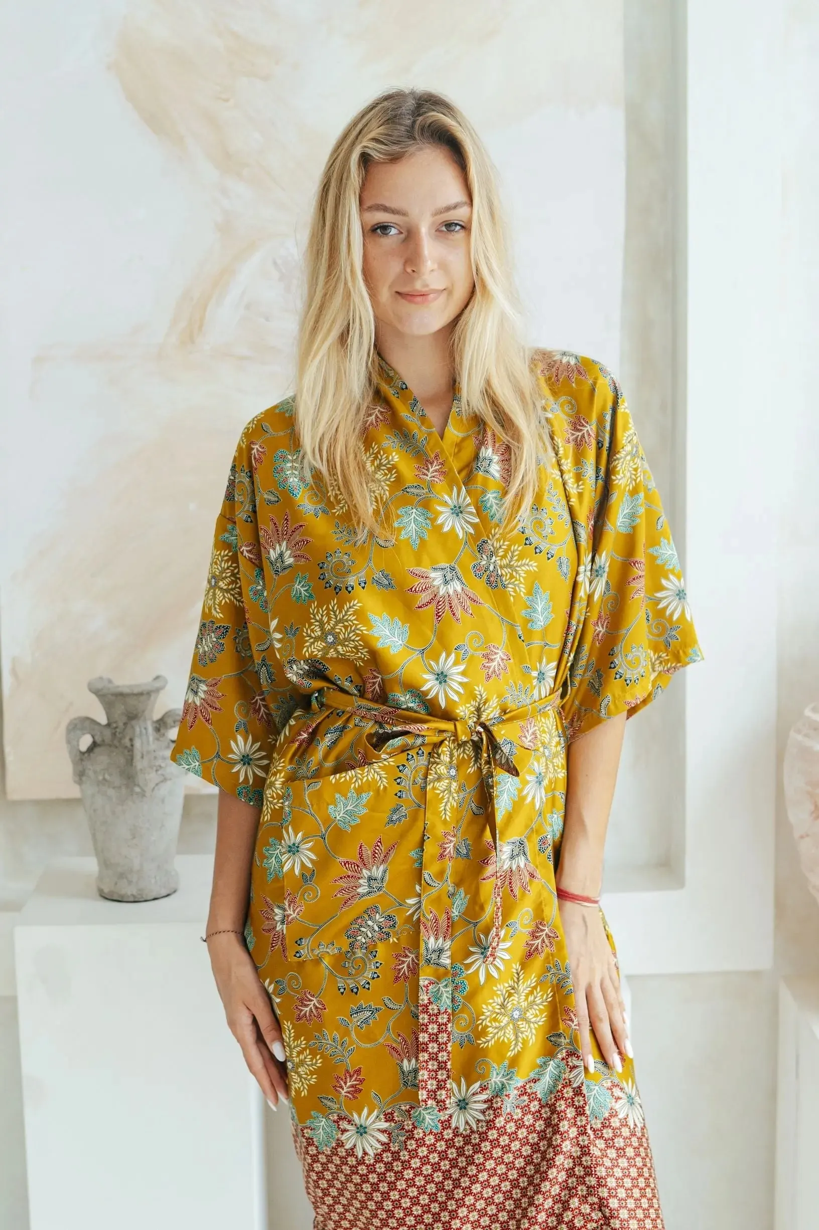Gold Kimono Robe