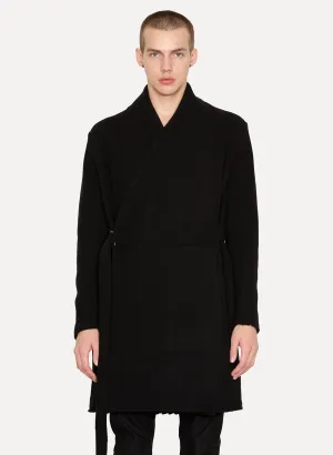 Heavy Coal Wool Felted Coat Chopino