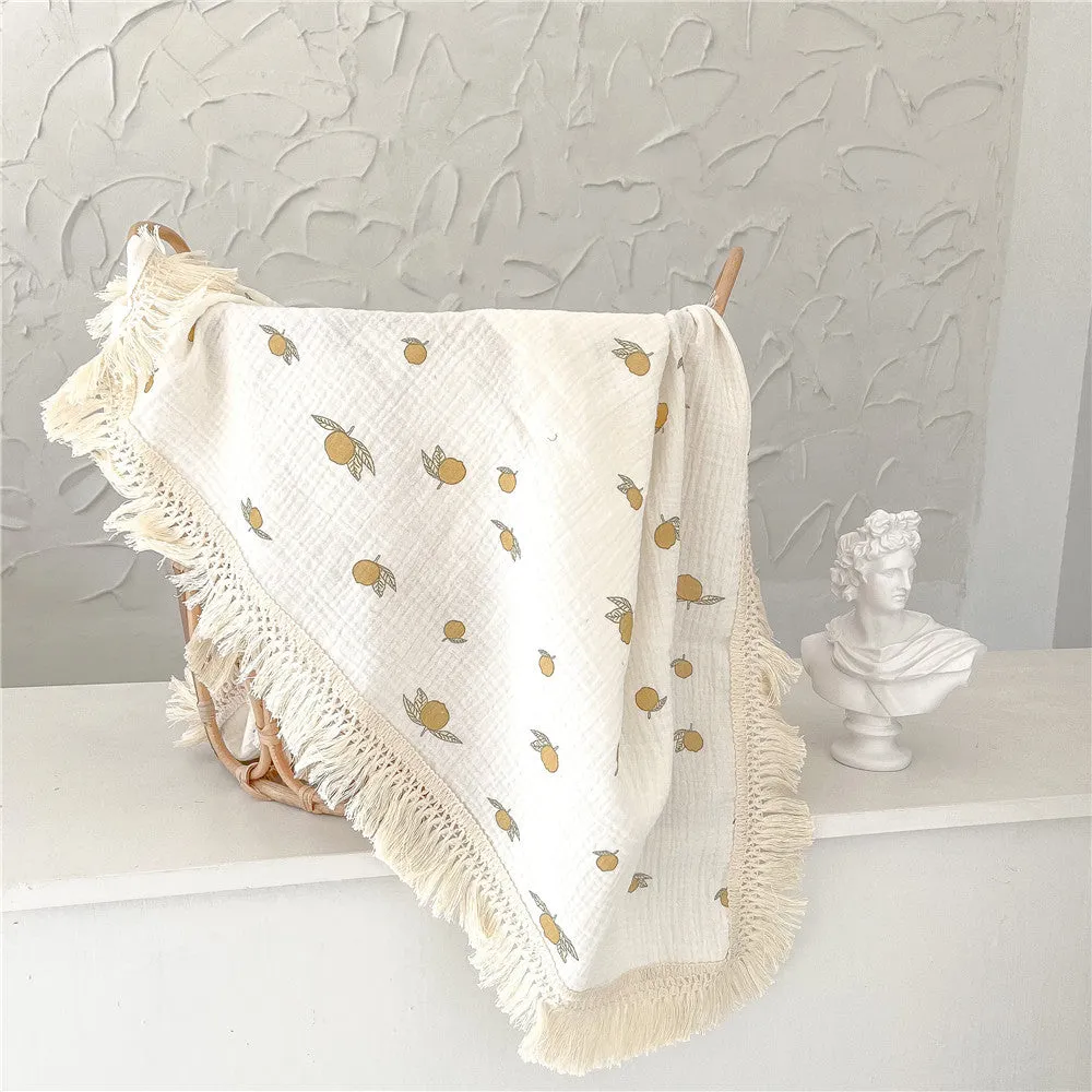 JUST FRUITS AND FLOWERS Light Cotton Blanket Wrap