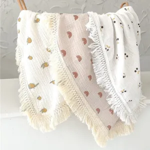 JUST FRUITS AND FLOWERS Light Cotton Blanket Wrap
