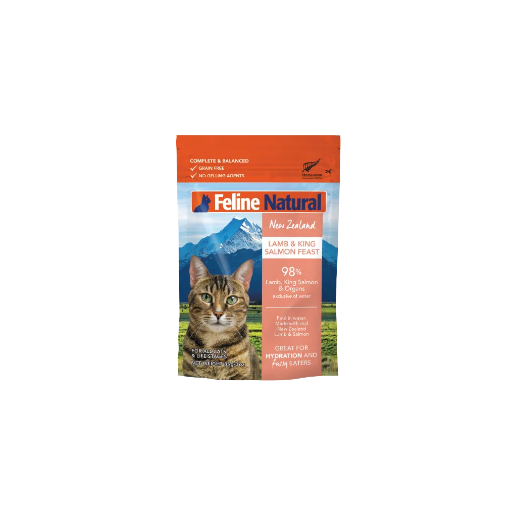 Lamb & King Salmon Feast Pouch Cat Food