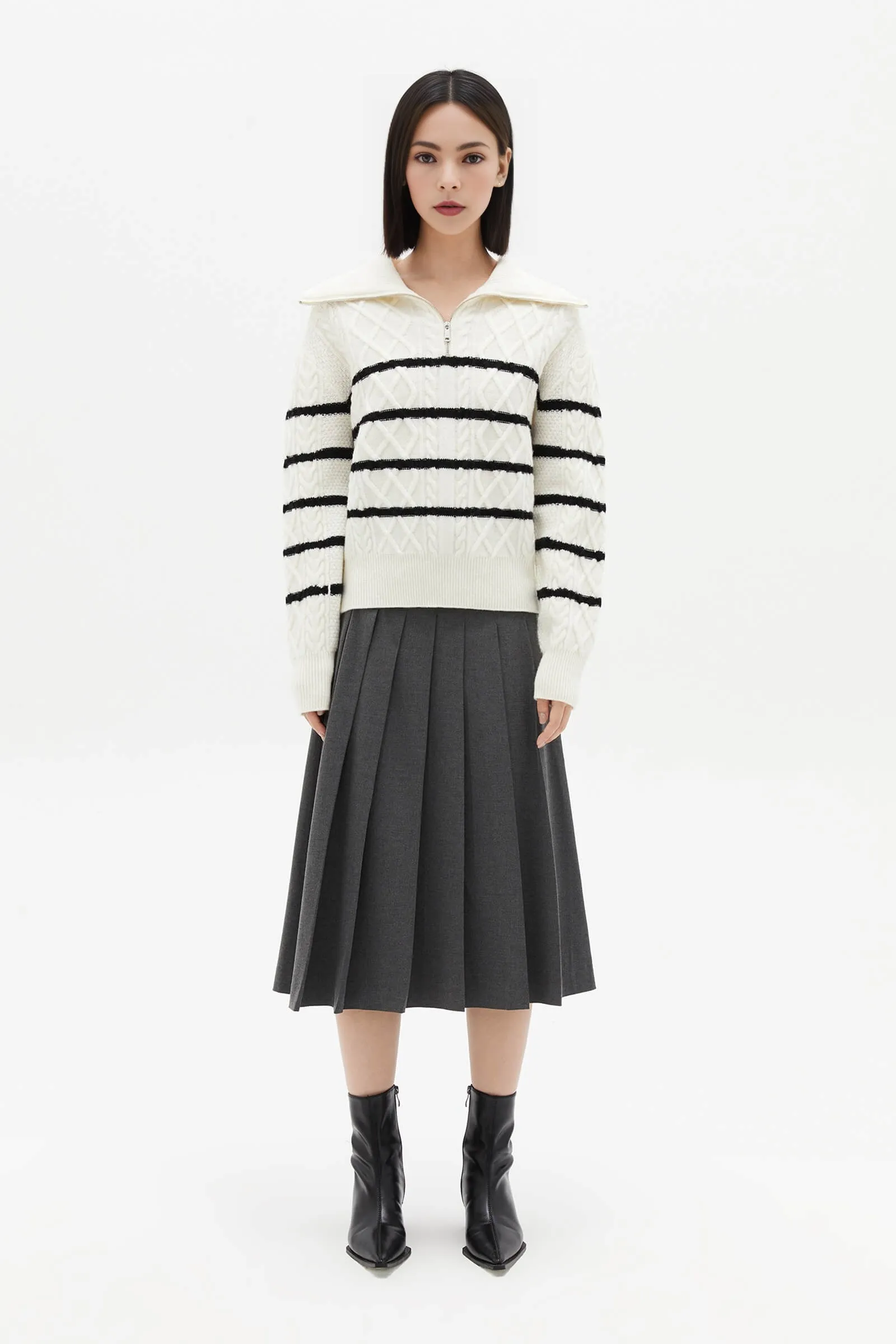 LILY Beautiful Merino Wool Knit Sweater