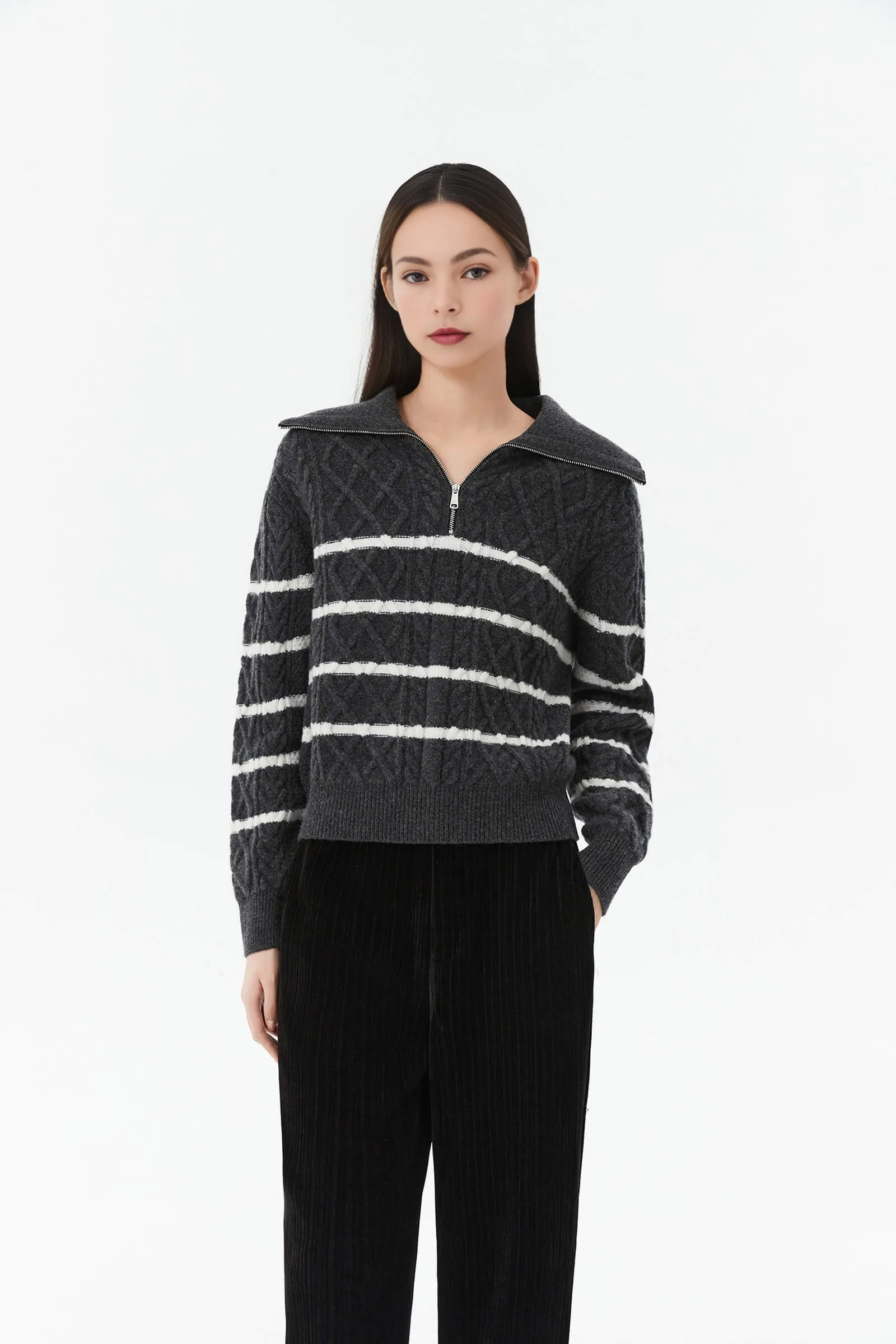 LILY Beautiful Merino Wool Knit Sweater