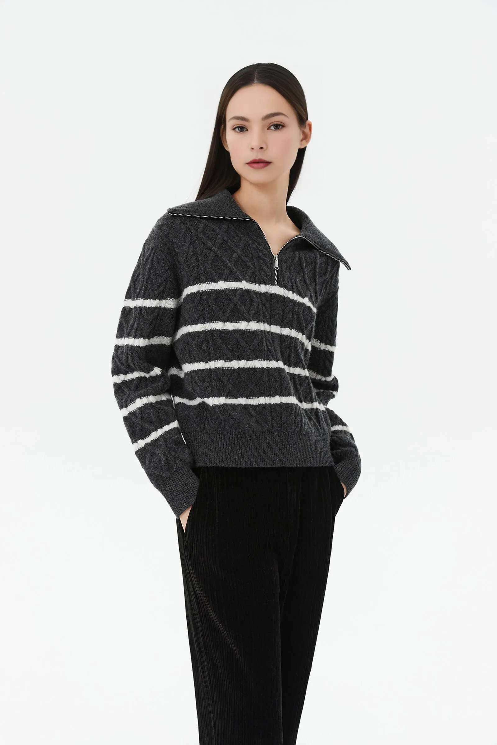 LILY Beautiful Merino Wool Knit Sweater