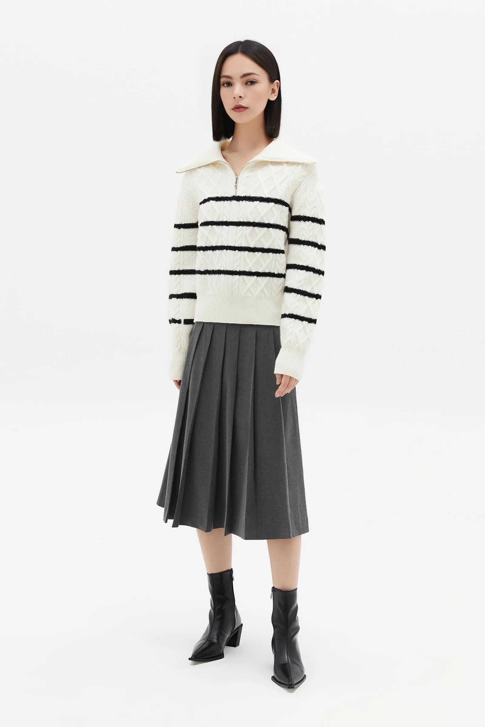 LILY Beautiful Merino Wool Knit Sweater