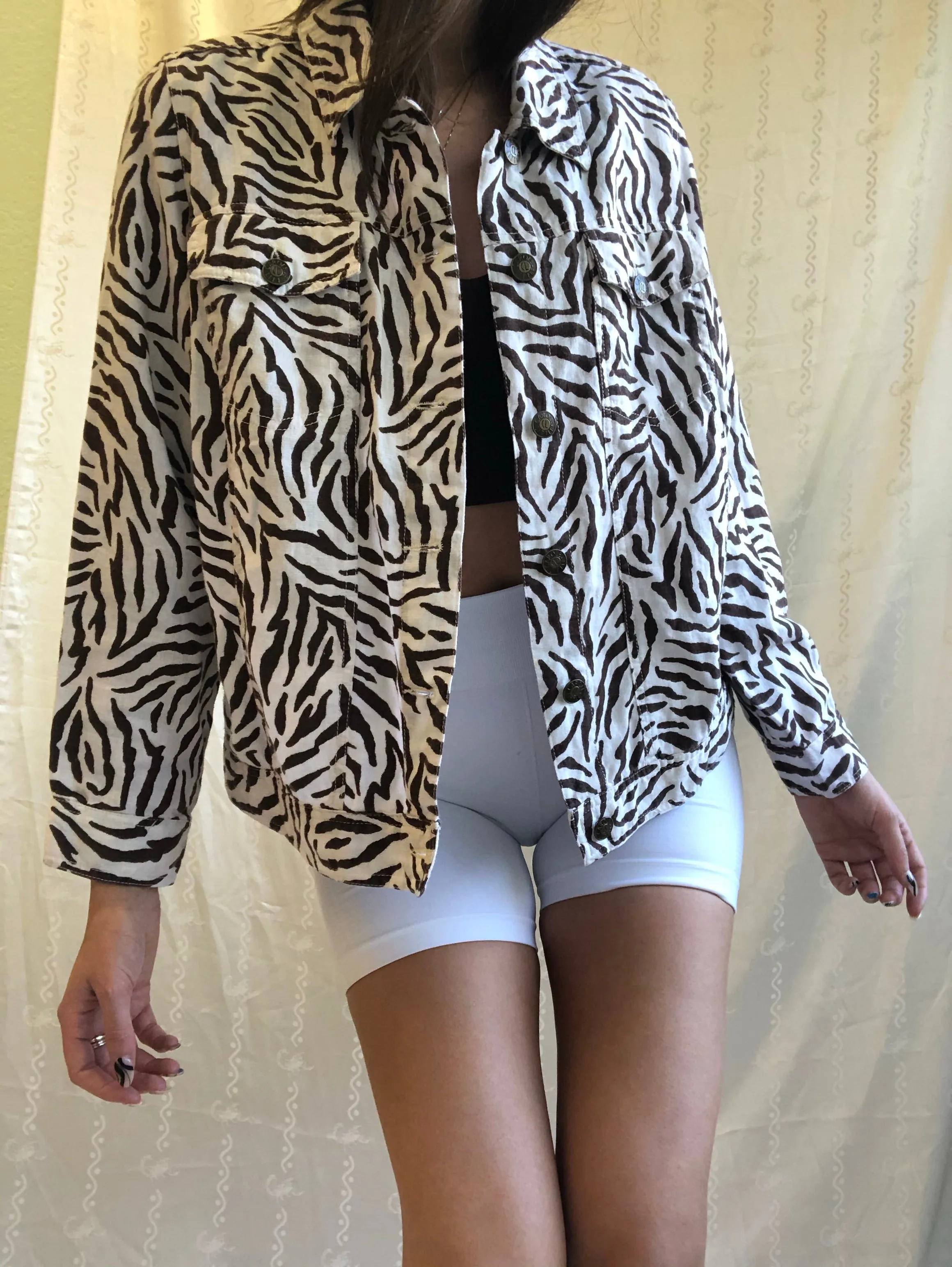 Linen Zebra Over Shirt