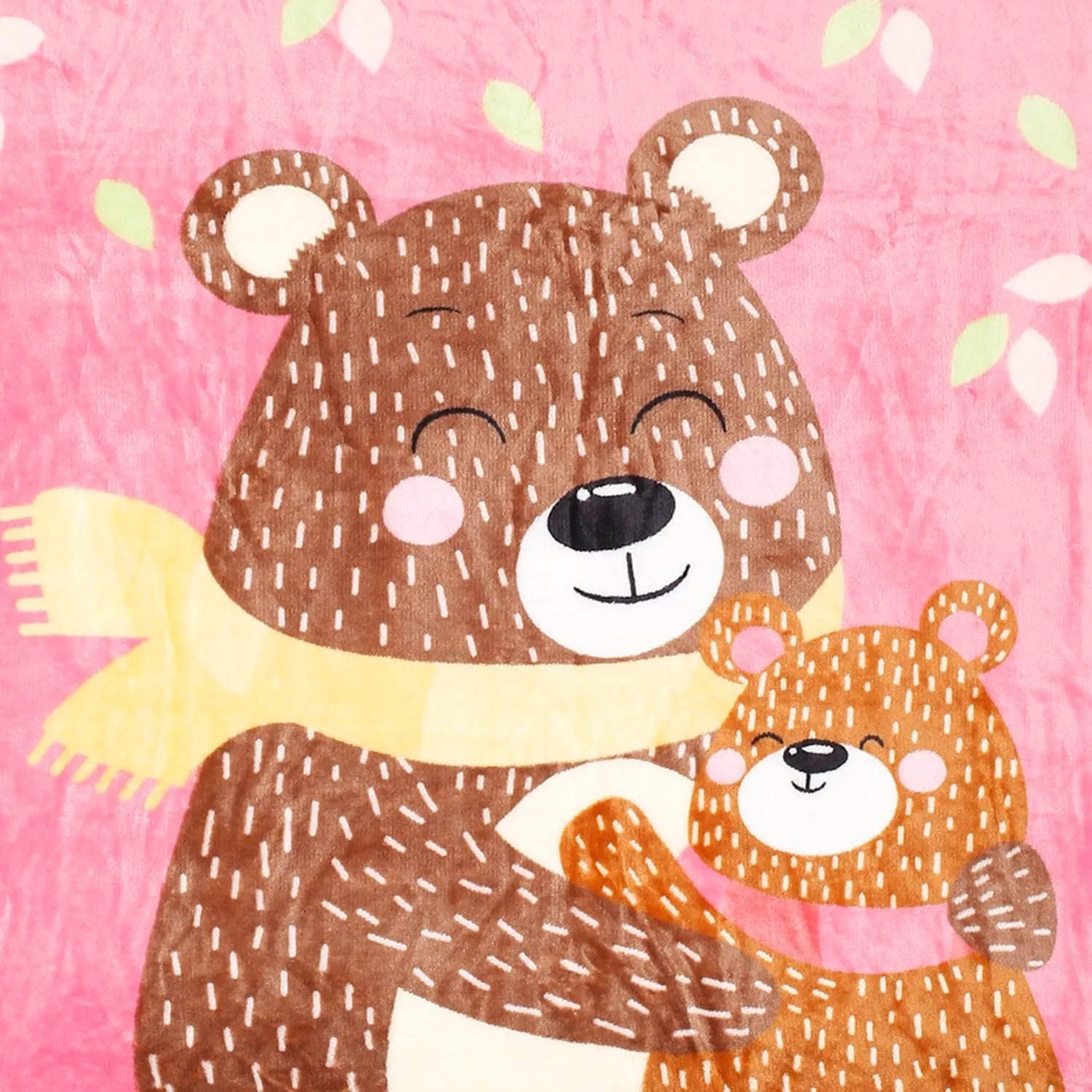 Love And Cuddles Pink One Ply Blanket