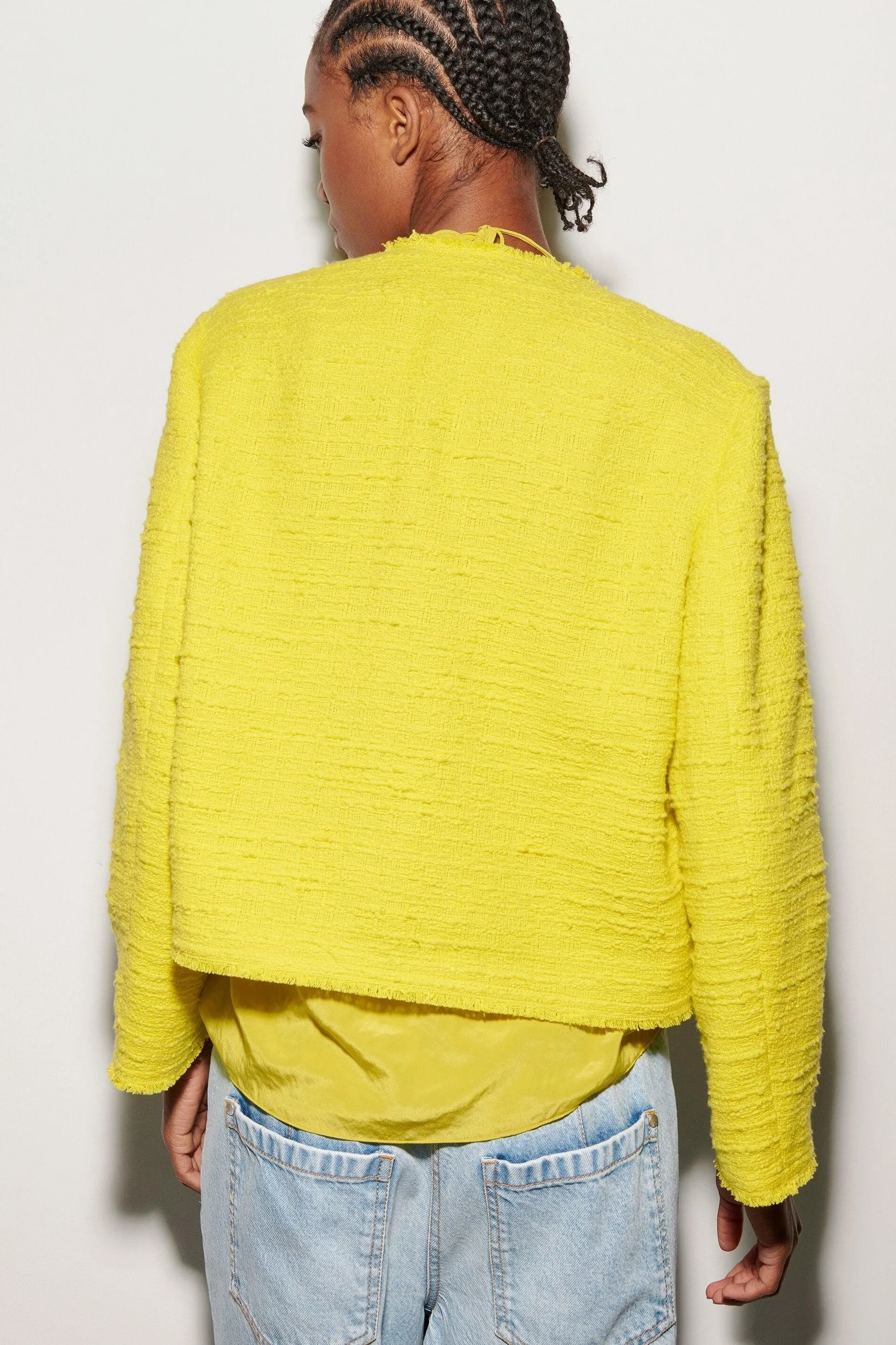 Luisa Cerano Tweed Look Jacket